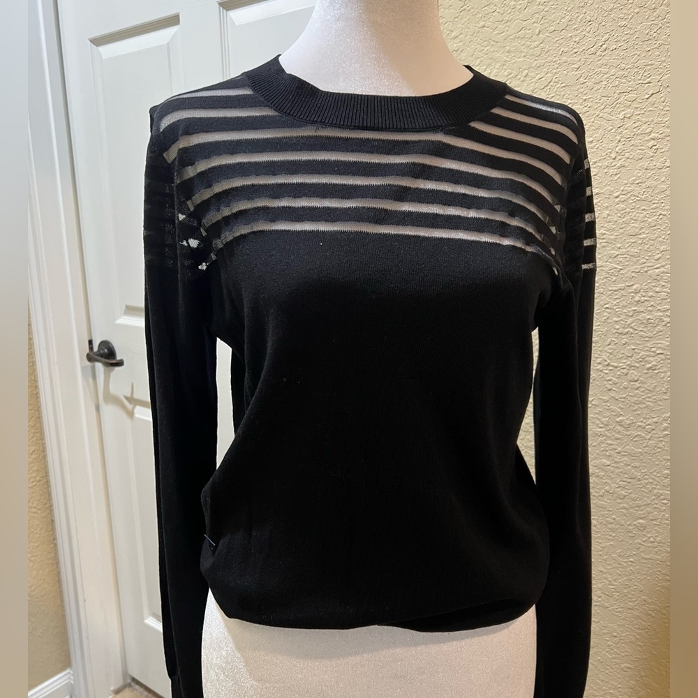 Mango Sheer Details Sweater